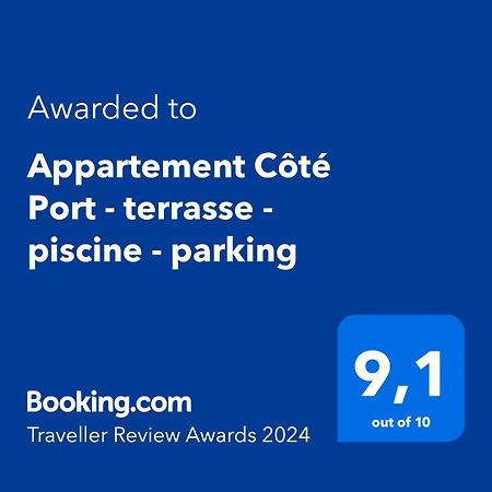 Cap'Nomad Studio Cote Port - Terrasse - Piscine - Parking آجد المظهر الخارجي الصورة